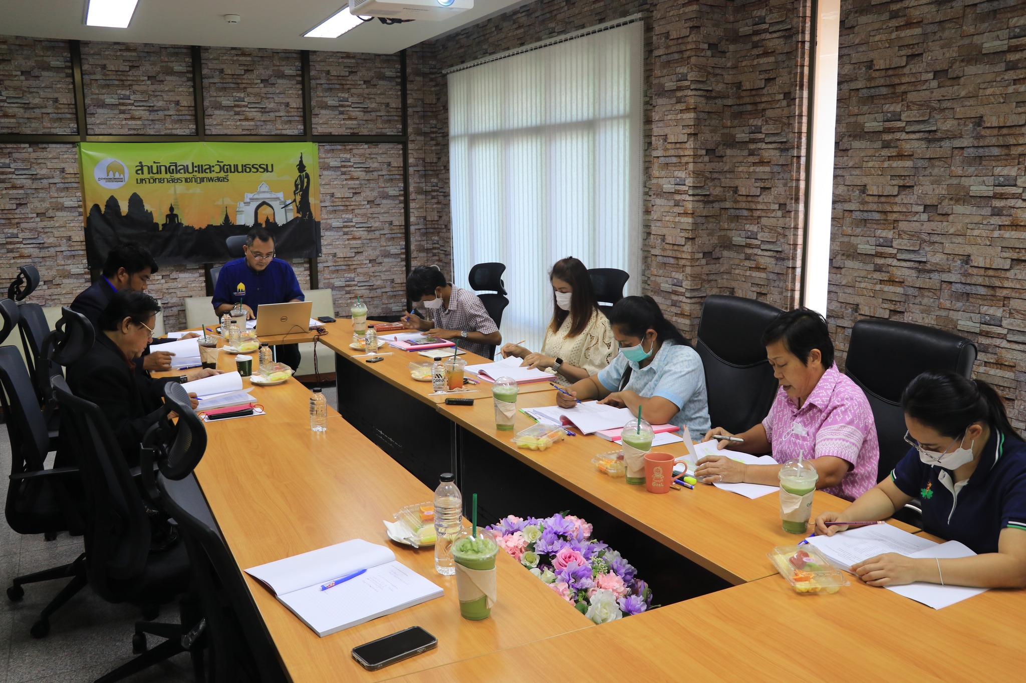 จัดการประชุมคณะกรรมการประจำสำนักศิลปะและวัฒนธรรม ครั้งที่ 1/2566