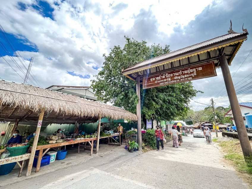 ตลาดต้าน้ำโบราณบ้านต้นตาล "เยือนถิ่นยวน จวนนุ่งซิ่น กิ๋นอาหารเมือง" อำเภอเสาไห้ จังหวัดสระบุรี