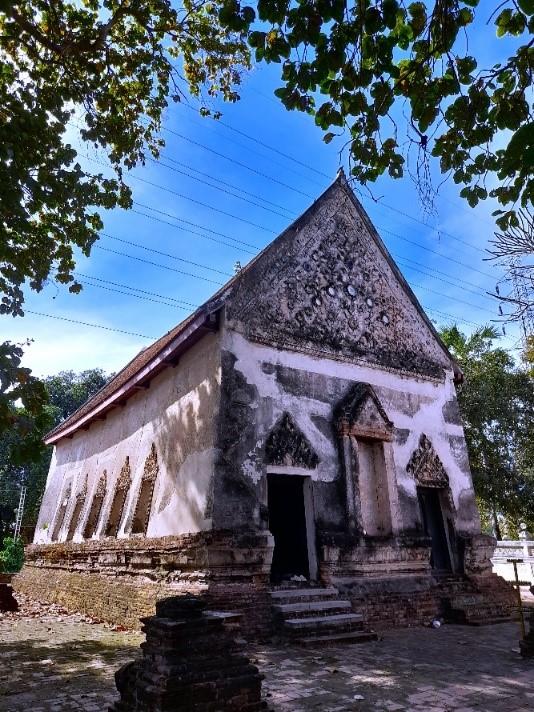 จิตรกรรมฝาผนัง วัดจันทบุรี อำเภอเสาให้  จังหวัดสระบุรี