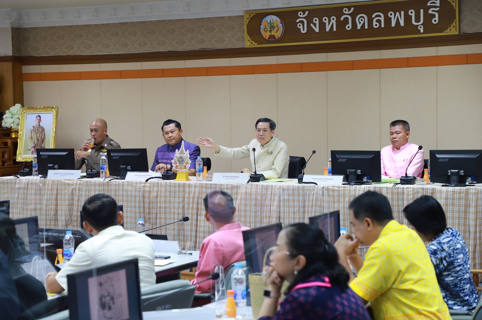 การประชุมคณะอนุกรรมการอนุรักษ์สิ่งแวดล้อมธรรมชาติและศิลปกรรมประจำจังหวัดลพบุรี