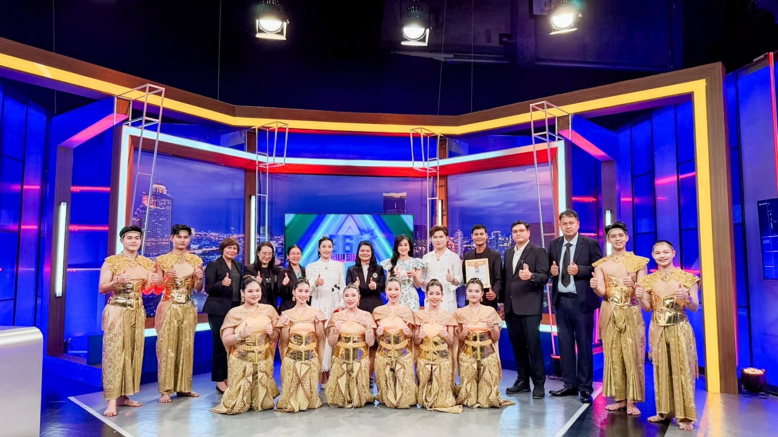“ศิลป์แห่งเงา หนังใหญ่ในชุมชน” เข้าแสดงในรายการ 360 องศา New Show ณ สถานีโทรทัศน์ช่อง 9 MCOT HD
